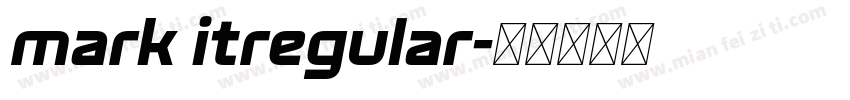 mark itregular字体转换